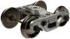 2-rail 100 ton roller bearing trucks