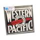 Western Pacific Die-Cut Sign