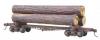 #102 42\' Skeleton Log Car with Logs