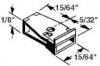 Black HOn3 Couplers 2-Pair