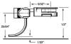 Medium Overset Shank Plastic Couplers with #233 Draft Gear Boxes