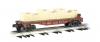 Lehigh Valley 40' flatcar with crates