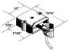 Short Plastic Couplers with Plastic Draft Gear Boxes