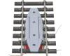 O Through-The-Track Delayed-Action Magne-Electric Uncoupler