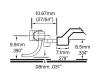 Long Underset Shank NEM-362 Couplers