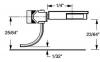 Short Centerset Shank Plastic Couplers with Draft Gear Boxes