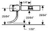 Short Centerset Shank Plastic Couplers with Draft Gear Boxes