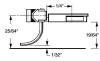Short Underset Shank Plastic Couplers with Draft Gear Boxes