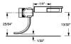 Short Overset Shank Plastic Couplers with Draft Gear Boxes