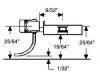 Medium Underset Shank Plastic Couplers with Draft Gear Boxes