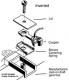 Short Overset Shank Metal Couplers with Draft Gear Boxes