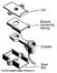 Long Overset Shank Metal Couplers with Draft Gear Boxes