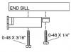 Medium Centerset Shank Scale Metal Whisker Couplers & Scale Box