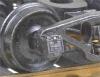 Pennsylvania 2D-F8 Trucks with 33" ribbed back wheels
