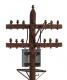 Scale Telephone Poles -  Assorted