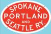 Spokane Portland & Seattle Metal Sign