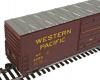 Western Pacific 50' Evans smooth side boxcar #4059