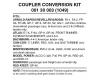 Coupler Conversion Kit for Arnold-Rapido, Atlas, Bachmann, Con-C