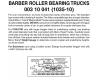 Barber Roller Bearing Trucks with Short Extension Couplers 10 pr