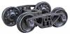 Bettendorf 50-Ton Self Centering Trucks with 33" Ribbed Back Wheels