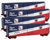 Northern Pacific 50' Single Door Boxcar Runner Pack #106