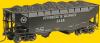 Pittsburg & Shawmut 50 ton AAR standard 2-bay offset open hopper