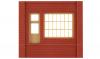 Dock Level Steel Sash Entry