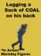 Coal Worker Lugging Coal Sack