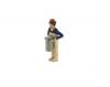 Dairyman Carrying Milk Can