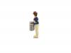 Dairyman Carrying Milk Can