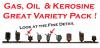 Gas, Oil & Kerosene Cans variety pack