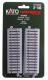 HO Unitrack 123mm (4 7/8") Straight Track 4-pack
