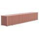 Undecorated 53' Corrugated Container w/Vertical Ribs