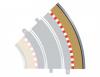 Scalextric Radius 2 Curve Outer Borders 45° 4-pack