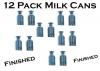 milk cans 12-pack