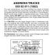 Andrews Trucks w/Short Extension One-Pair