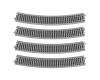 HO Unitrack Curved Track R28 3/4"-22.5° 4-Pieces