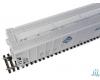 ADM (gray) 58' Evans 4780 cu ft 3-bay covered hopper #10018