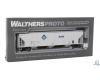 ADM (gray) 58' Evans 4780 cu ft 3-bay covered hopper #10010