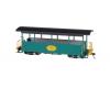 H. Lee Riley green with black roof open excursion car