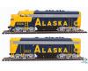 Alaska Railroad EMD F-7AB #1524 & 1525 with DCC & sound