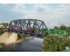 Single-Track Arched Pratt Truss Bridge kit