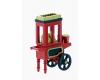 Popcorn Vendor Cart, assembled unpainted