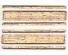 Wood Grade Crossings Two Lane Rough Cut (2 sets)
