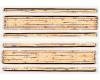 Wood Grade Crossings Two Lane Rough Cut (2 sets)