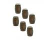 Wood Barrels finished 6-pack