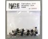 SPST momentary normally open pushbutton - black 8-pack
