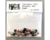 SPST momentary normally open pushbutton - red 8-pack