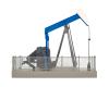 operating oil pump - blue & white