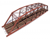 200 foot Parker “Hybrid” Double Track Truss Bridge kit